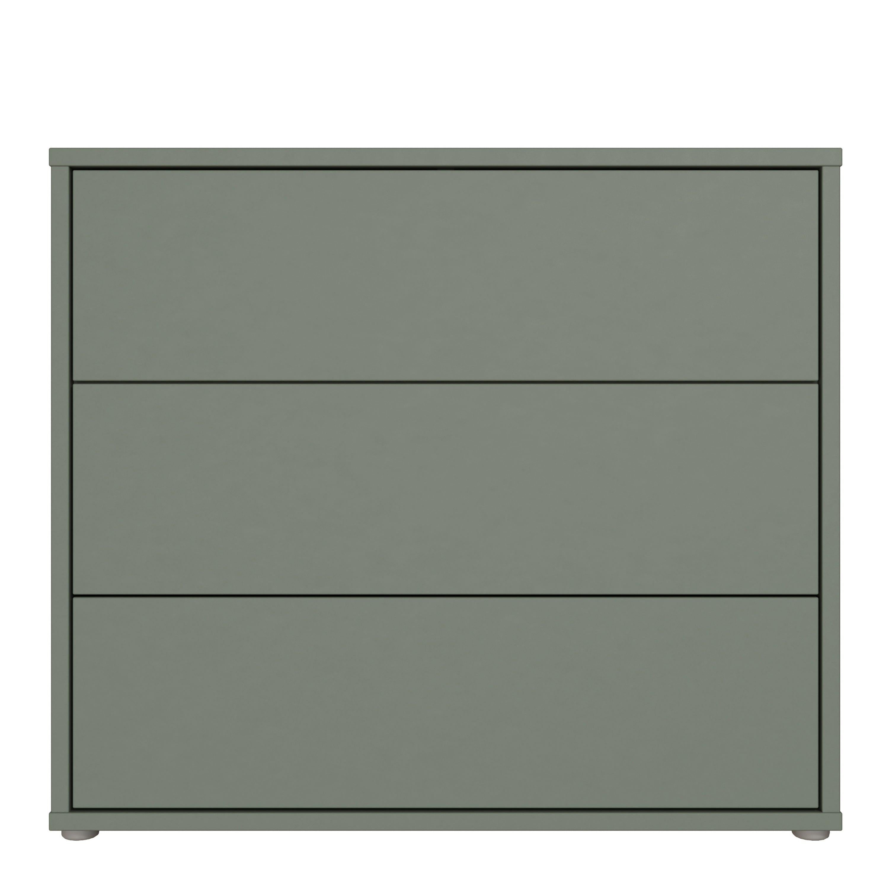 Alice Springs 3 Drawer Chest with Push-to-Open in Sage Green - image 2