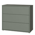 Alice Springs 3 Drawer Chest with Push-to-Open in Sage Green - image 3