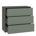 Alice Springs 3 Drawer Chest with Push-to-Open in Sage Green - image 4
