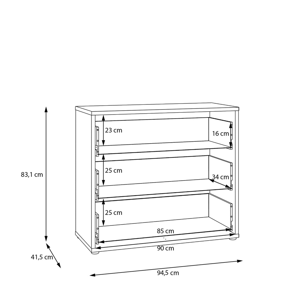 Alice Springs 3 Drawer Chest with Push-to-Open in Sage Green - image 8