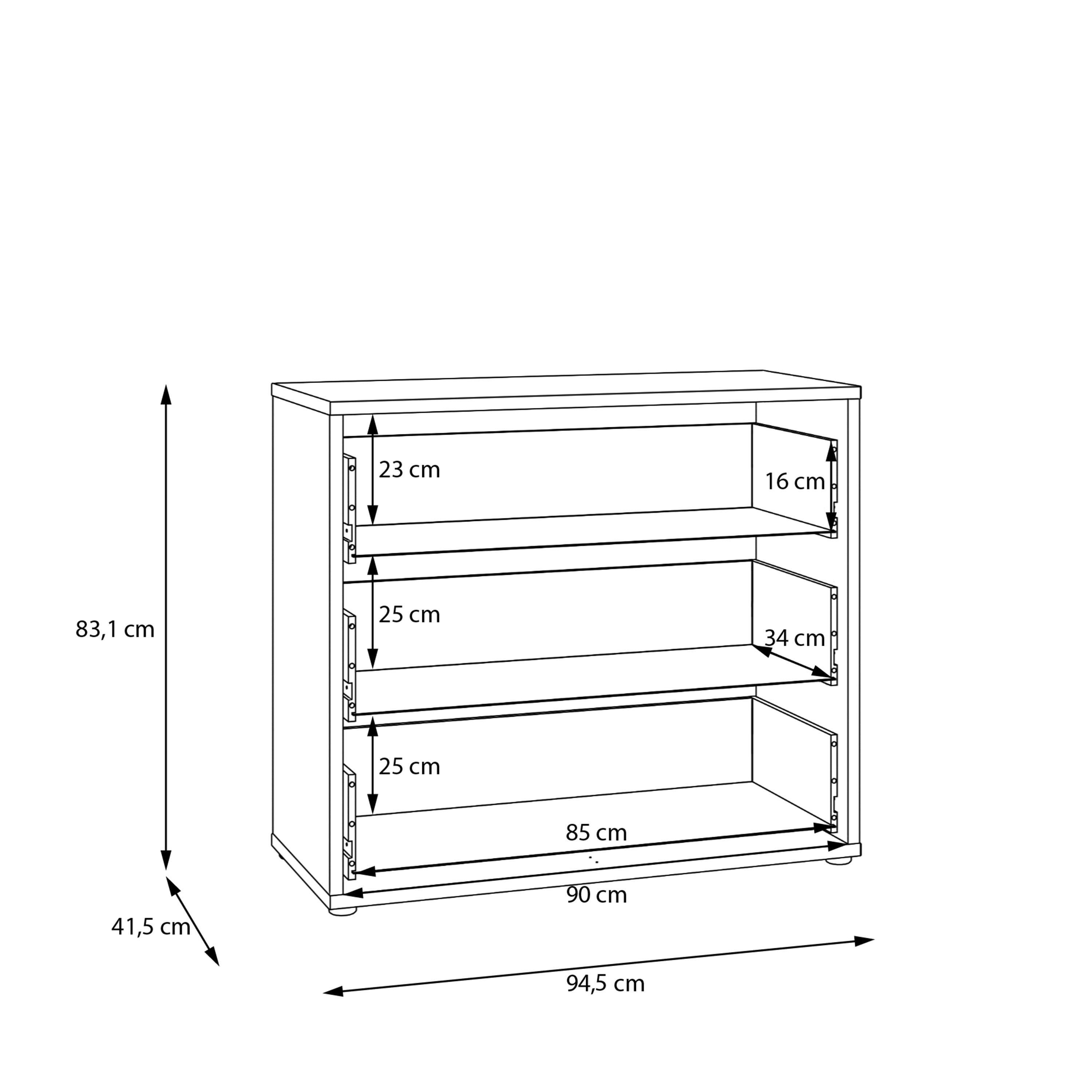 Alice Springs 3 Drawer Chest with Push-to-Open in Sage Green - image 8