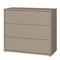 Alice Springs 3 Drawer Chest with Push-to-Open Drawers in Taupe - image 3