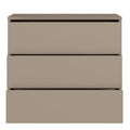 Alice Springs 3 Drawer Chest with Push-to-Open Drawers in Taupe - image 5