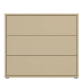 Alice Springs 3 Drawer Chest with Push-to-Open Drawers in Butter Yellow - image 2