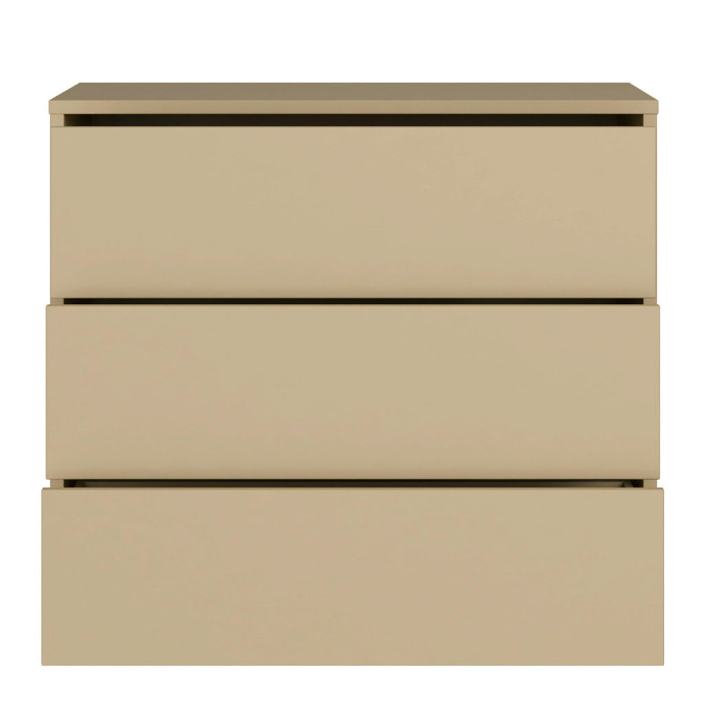 Alice Springs 3 Drawer Chest with Push-to-Open Drawers in Butter Yellow - image 5