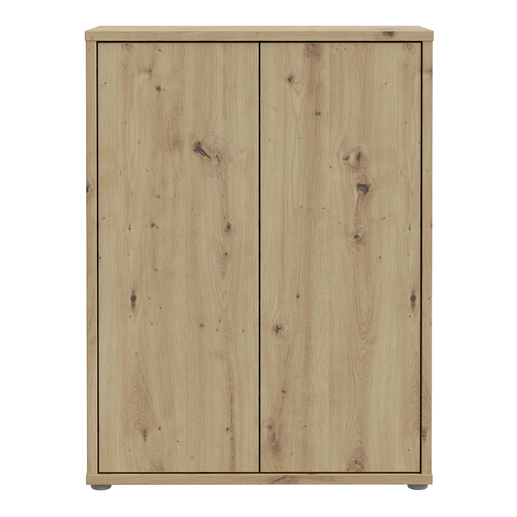 Alice Springs Shoe Cabinet with 2 Doors Push-to-Open in Artisan Oak - image 2
