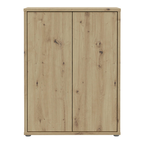 Alice Springs Shoe Cabinet with 2 Doors Push-to-Open in Artisan Oak - image 2