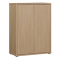 Alice Springs Shoe Cabinet with 2 Doors Push-to-Open in Elegancia Oak