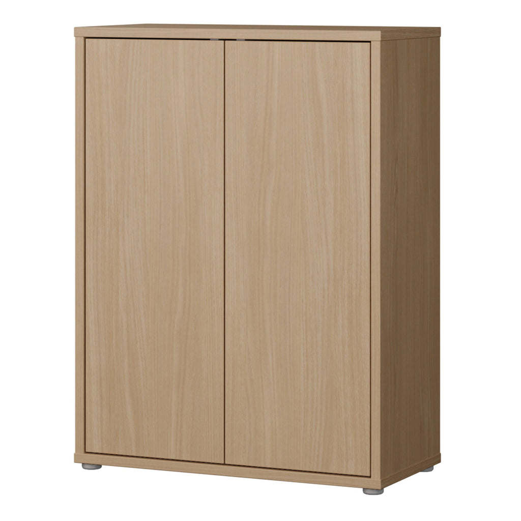 Alice Springs Shoe Cabinet with 2 Doors Push-to-Open in Elegancia Oak - image 3
