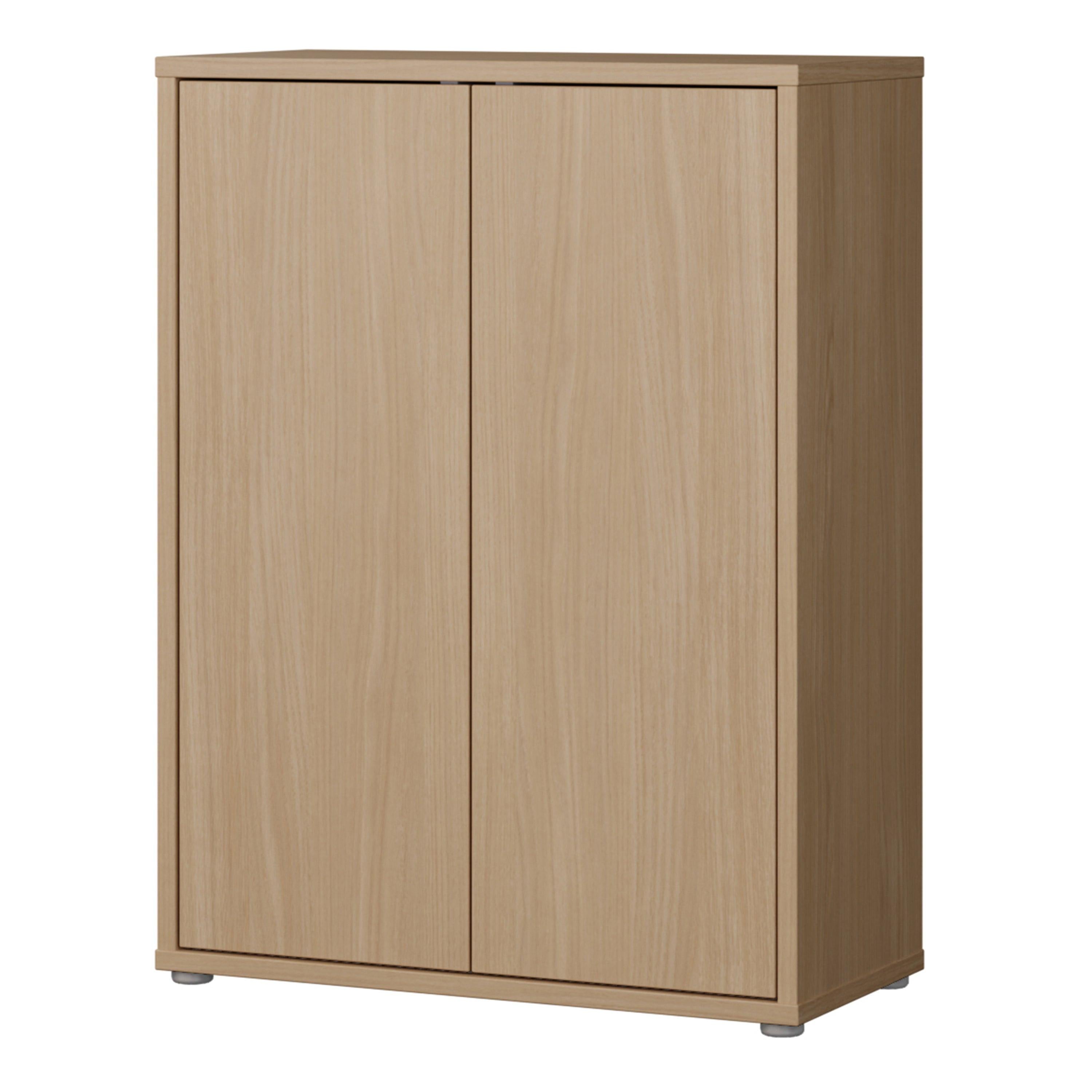 Alice Springs Shoe Cabinet with 2 Doors Push-to-Open in Elegancia Oak - image 3