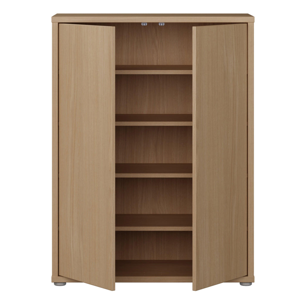 Alice Springs Shoe Cabinet with 2 Doors Push-to-Open in Elegancia Oak - image 5