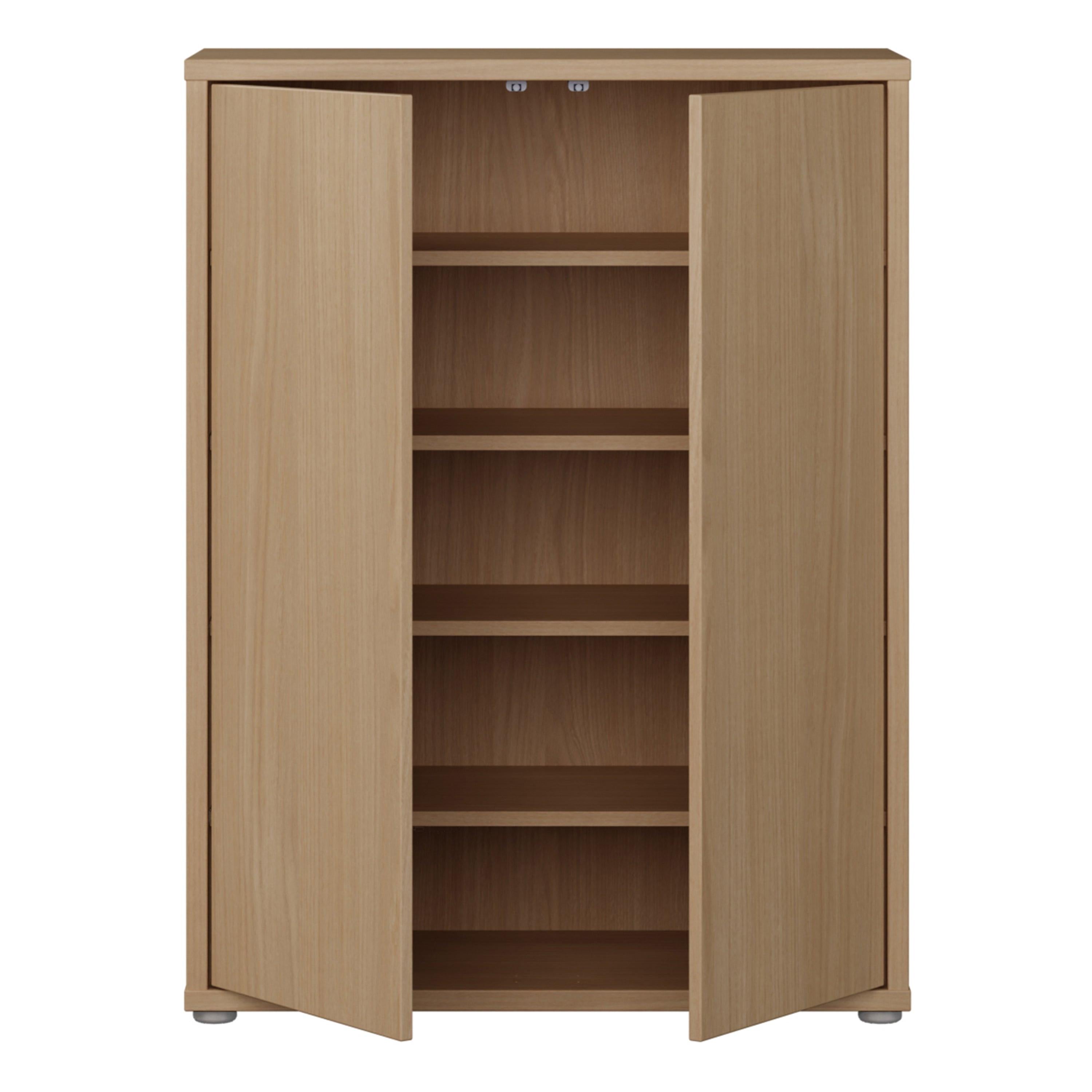 Alice Springs Shoe Cabinet with 2 Doors Push-to-Open in Elegancia Oak - image 5