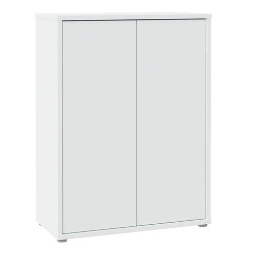Alice Springs Shoe Cabinet with 2 Doors Push-to-Open in Light Grey