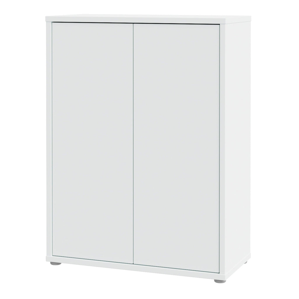 Alice Springs Shoe Cabinet with 2 Doors Push-to-Open in Light Grey - image 3