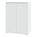 Alice Springs Shoe Cabinet with 2 Doors Push-to-Open in Light Grey - image 3