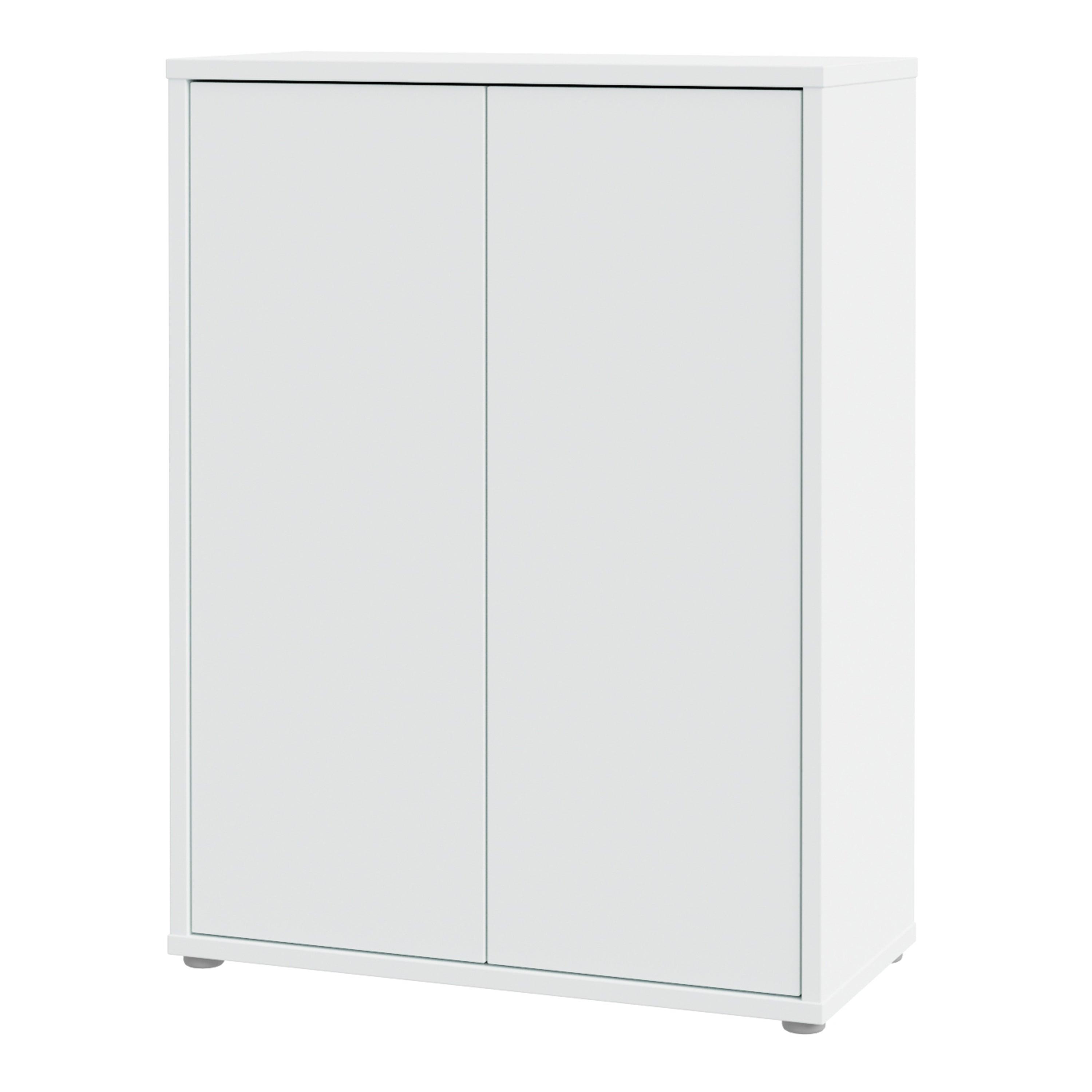 Alice Springs Shoe Cabinet with 2 Doors Push-to-Open in Light Grey - image 3