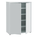 Alice Springs Shoe Cabinet with 2 Doors Push-to-Open in Light Grey - image 4