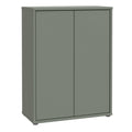 Alice Springs Shoe Cabinet with 2 Doors Push-to-Open in Sage Green