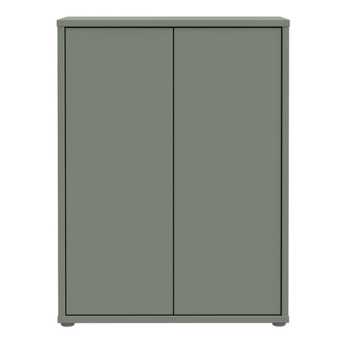 Alice Springs Shoe Cabinet with 2 Doors Push-to-Open in Sage Green - image 2