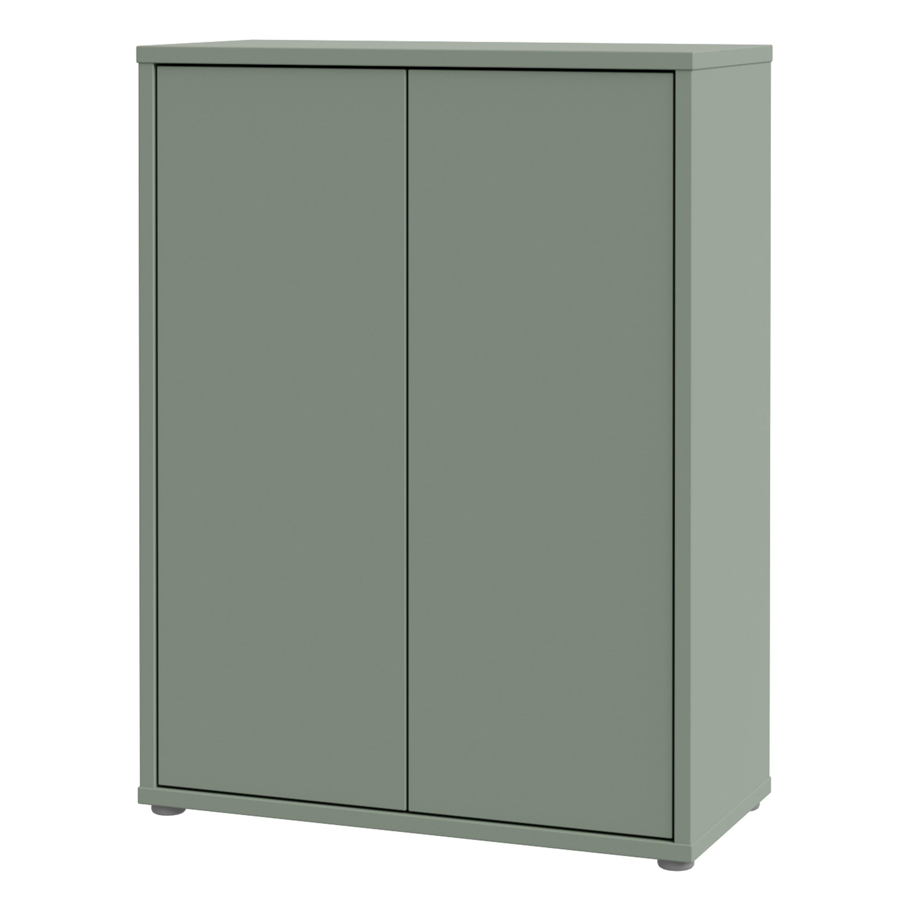 Alice Springs Shoe Cabinet with 2 Doors Push-to-Open in Sage Green - image 3