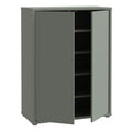 Alice Springs Shoe Cabinet with 2 Doors Push-to-Open in Sage Green - image 4