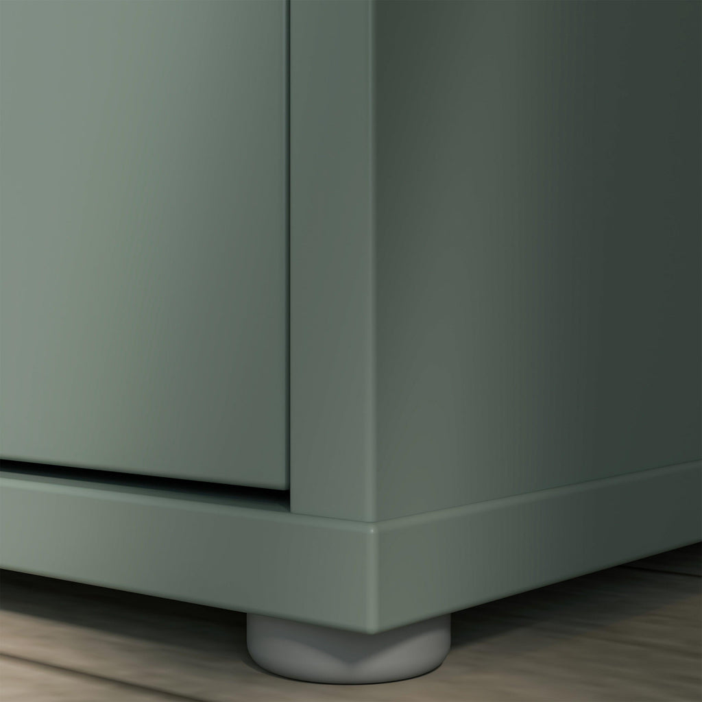 Alice Springs Shoe Cabinet with 2 Doors Push-to-Open in Sage Green - image 8