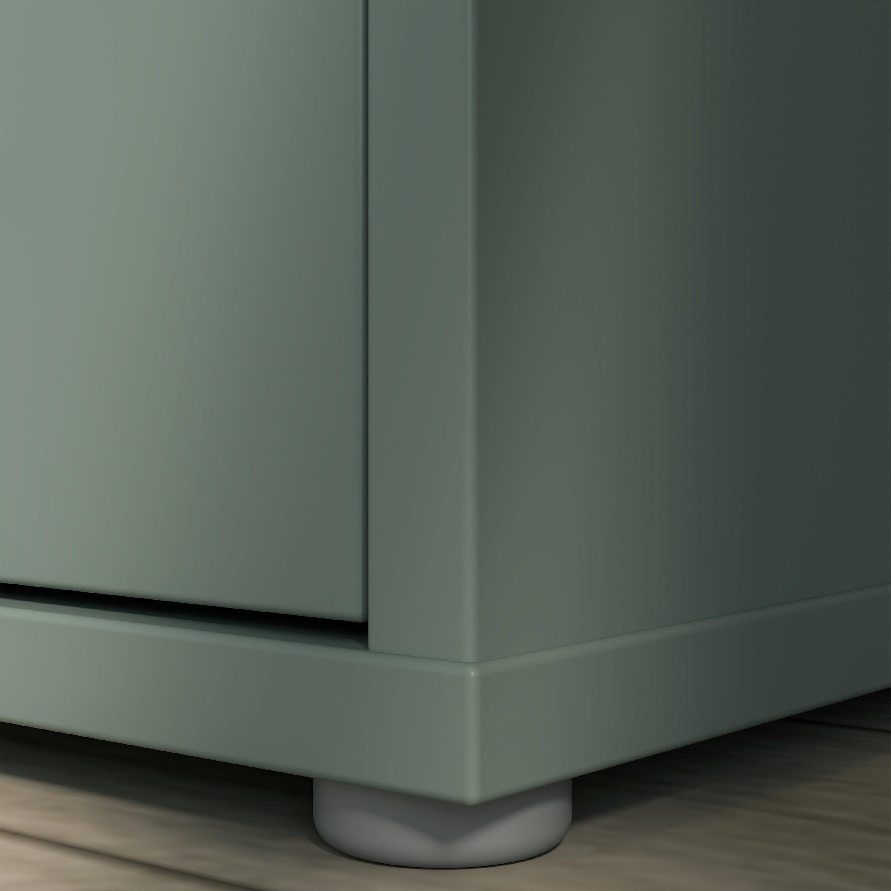 Alice Springs Shoe Cabinet with 2 Doors Push-to-Open in Sage Green - image 8