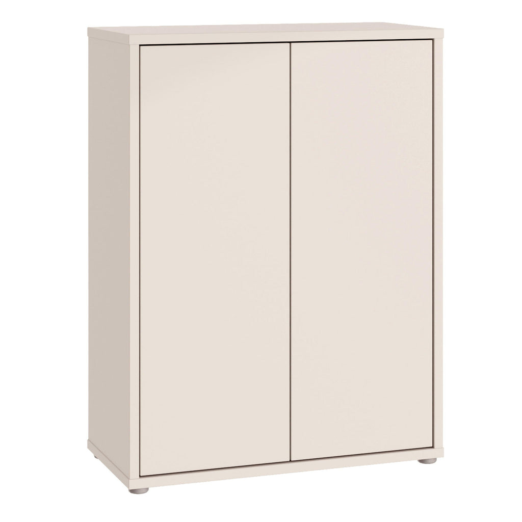 Alice Springs Shoe Cabinet with 2 Doors Push-to-Open in Sand