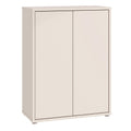 Alice Springs Shoe Cabinet with 2 Doors Push-to-Open in Sand