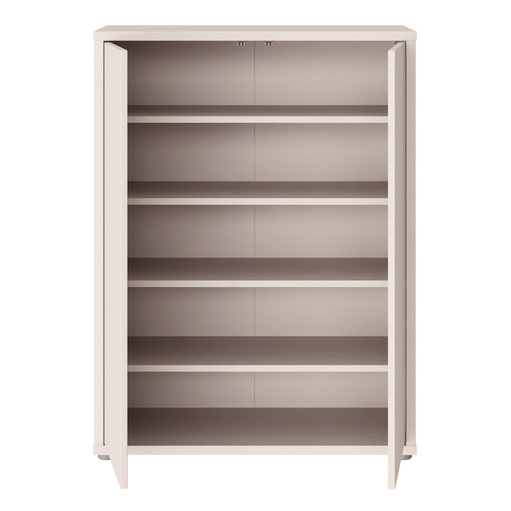 Alice Springs Shoe Cabinet with 2 Doors Push-to-Open in Sand - image 6