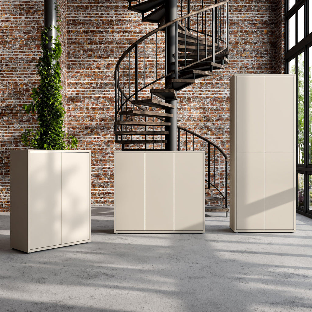 Alice Springs Shoe Cabinet with 2 Doors Push-to-Open in Sand - image 9