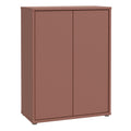Alice Springs Shoe Cabinet with 2 Doors Push-to-Open in Terracotta