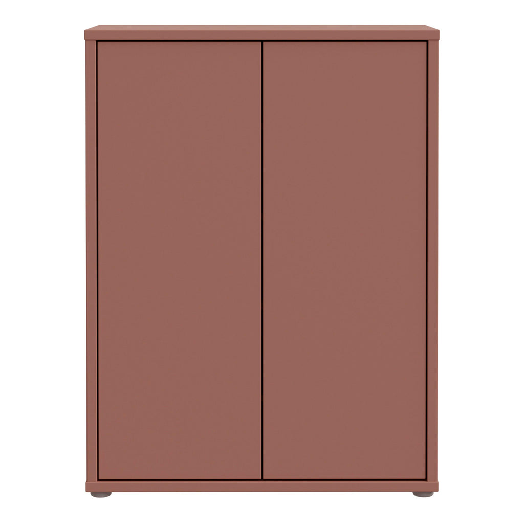 Alice Springs Shoe Cabinet with 2 Doors Push-to-Open in Terracotta - image 2