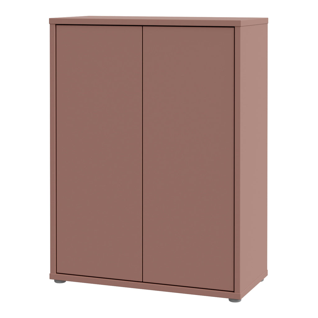 Alice Springs Shoe Cabinet with 2 Doors Push-to-Open in Terracotta - image 3