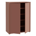 Alice Springs Shoe Cabinet with 2 Doors Push-to-Open in Terracotta - image 4