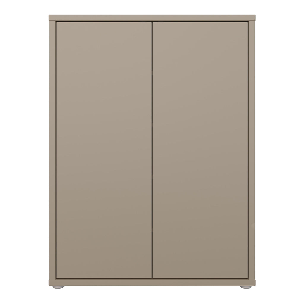 Alice Springs Shoe Cabinet with 2 Doors Push-to-Open in Taupe - image 2
