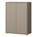 Alice Springs Shoe Cabinet with 2 Doors Push-to-Open in Taupe - image 3