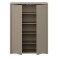 Alice Springs Shoe Cabinet with 2 Doors Push-to-Open in Taupe - image 5