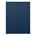 Alice Springs Shoe Cabinet with 2 Doors Push-to-Open in Night Blue - image 2