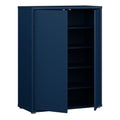 Alice Springs Shoe Cabinet with 2 Doors Push-to-Open in Night Blue - image 4