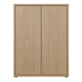 Alice Springs Tall 2 Door Cupboard with Push-to-Open Doors in Elegancia Oak - image 2