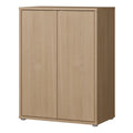 Alice Springs Tall 2 Door Cupboard with Push-to-Open Doors in Elegancia Oak - image 3