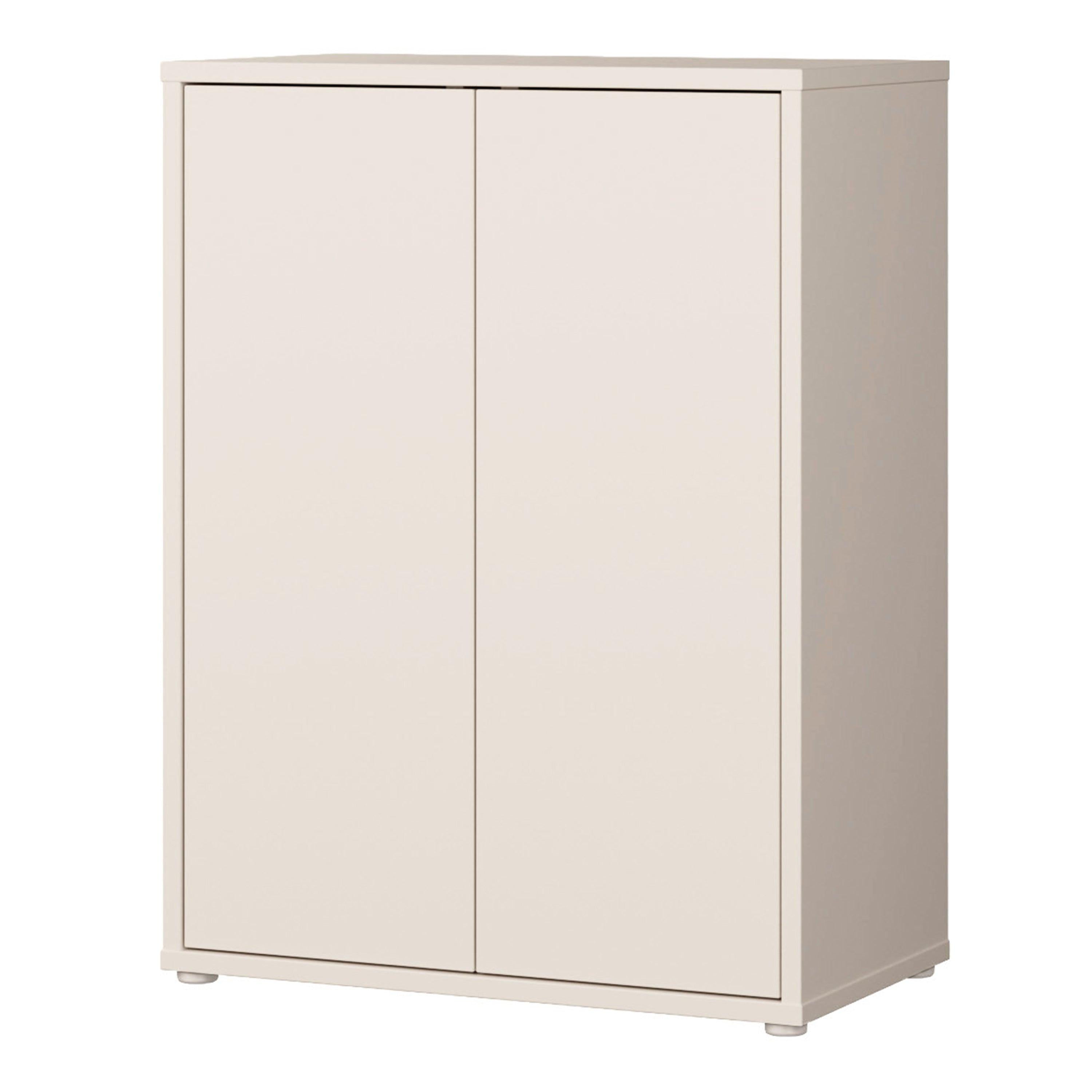 Alice Springs Tall 2 Door Cupboard with Push-to-Open Doors in Sand - image 3