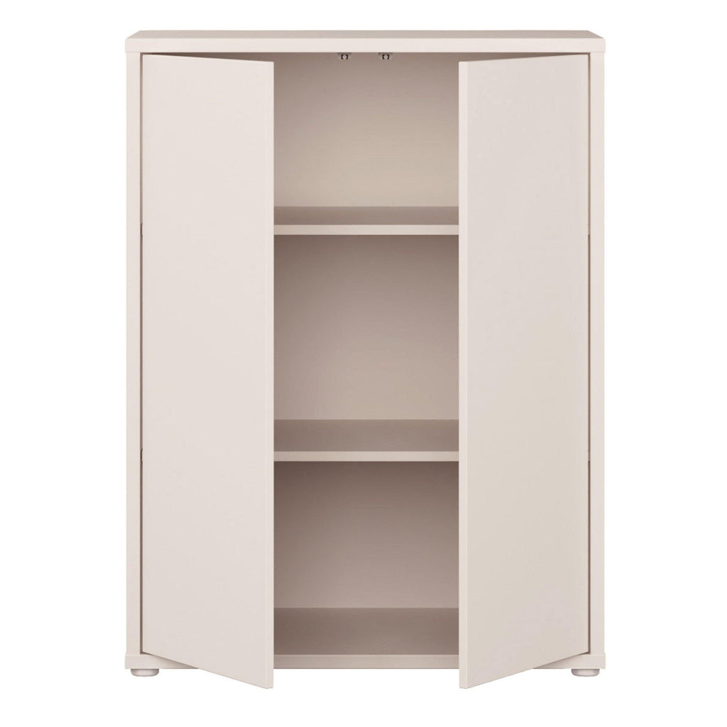 Alice Springs Tall 2 Door Cupboard with Push-to-Open Doors in Sand - image 5