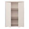 Alice Springs Tall 2 Door Cupboard with Push-to-Open Doors in Sand - image 5