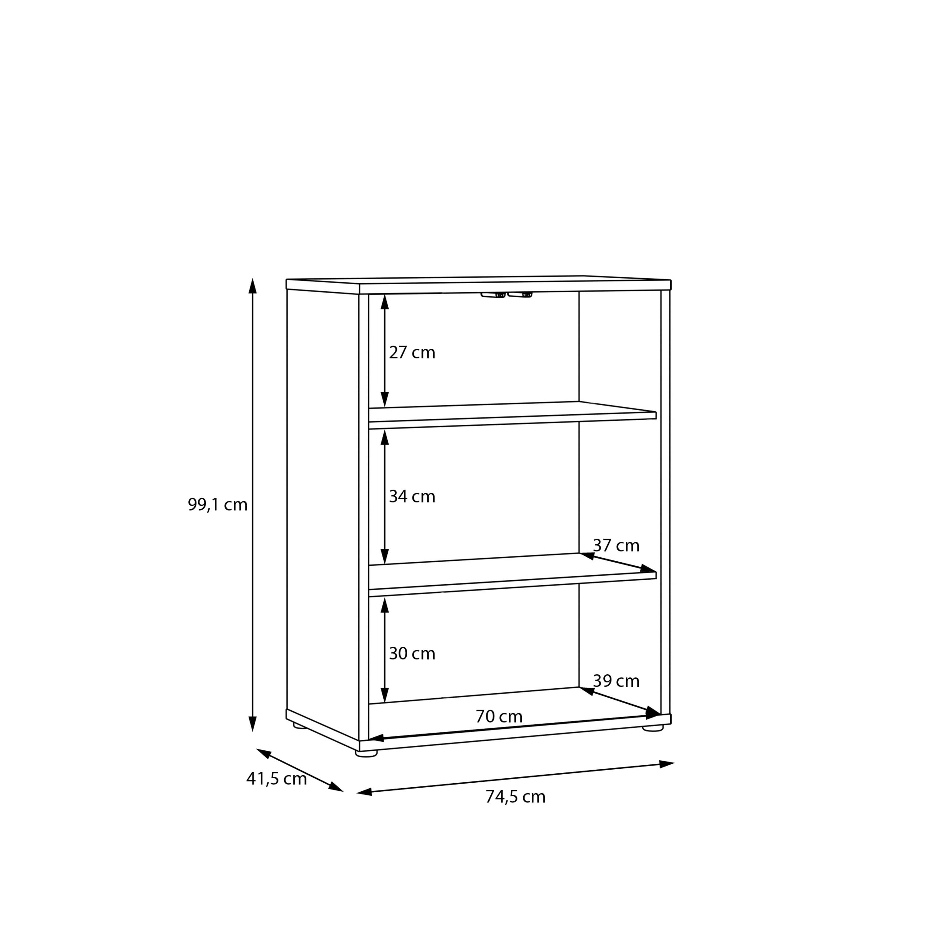 Alice Springs Tall 2 Door Cupboard with Push-to-Open Doors in Sand - image 8