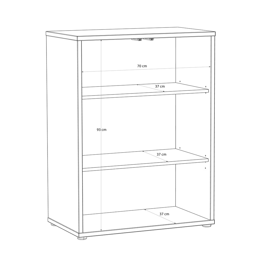 Alice Springs Tall 2 Door Cupboard with Push-to-Open Doors in Terracotta - image 8