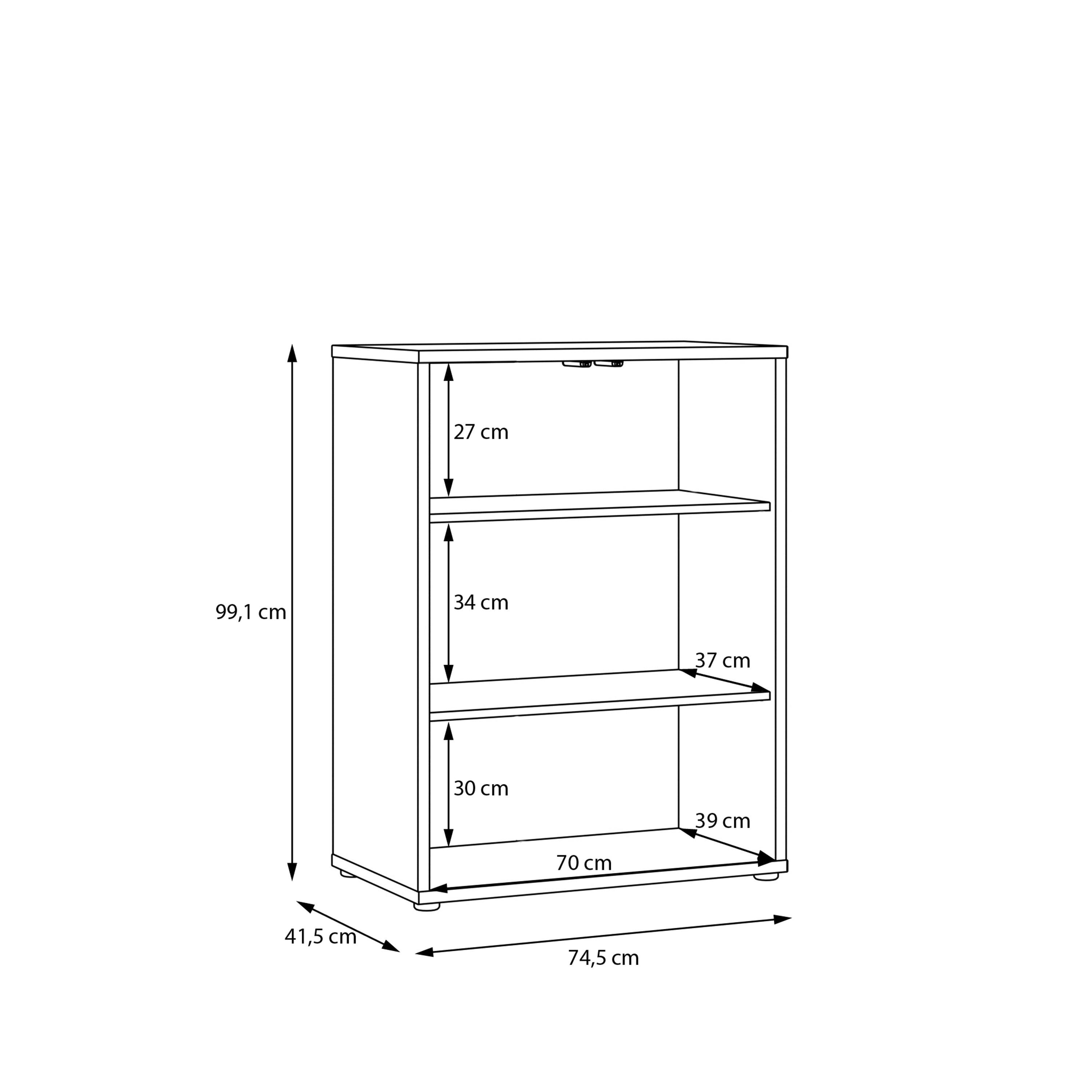 Alice Springs Tall 2 Door Cupboard with Push-to-Open Doors in Taupe - image 8