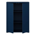 Alice Springs Tall 2 Door Cupboard with Push-to-Open Doors in Night Blue - image 5