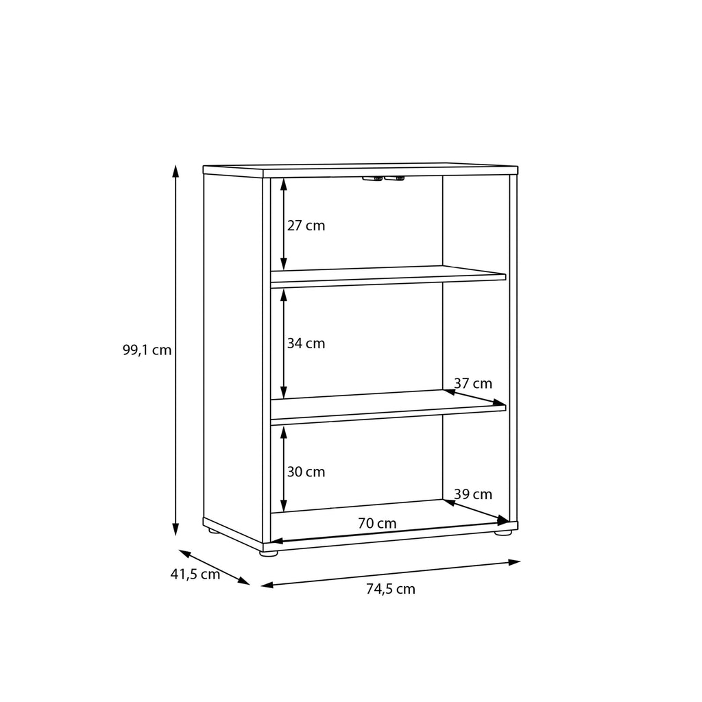 Alice Springs Tall 2 Door Cupboard with Push-to-Open Doors in Night Blue - image 8